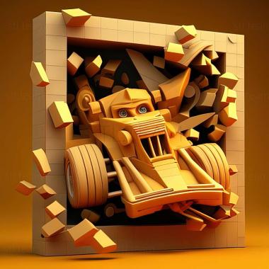 3D model LEGO Racers 2 game (STL)